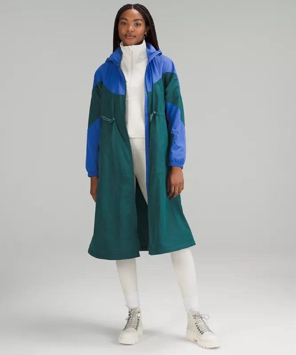 Lululemon Athletica Evergreen Full Zip Long Jacket Windbreaker Gorpcore Size 2